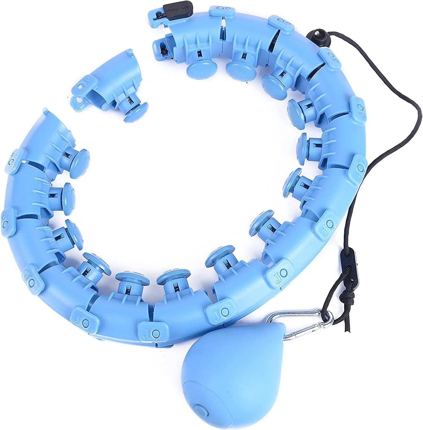 Weighted Hula Hoop – Adjustable Fit Hoop for Weight Loss - Fit-Evolution