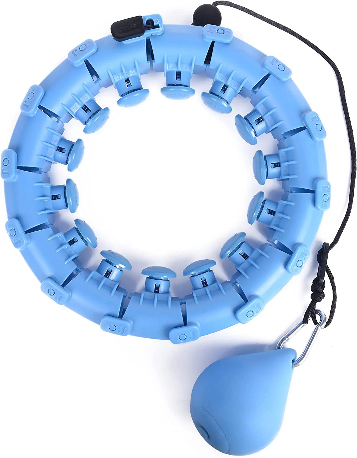 Weighted Hula Hoop – Adjustable Fit Hoop for Weight Loss - Fit-Evolution