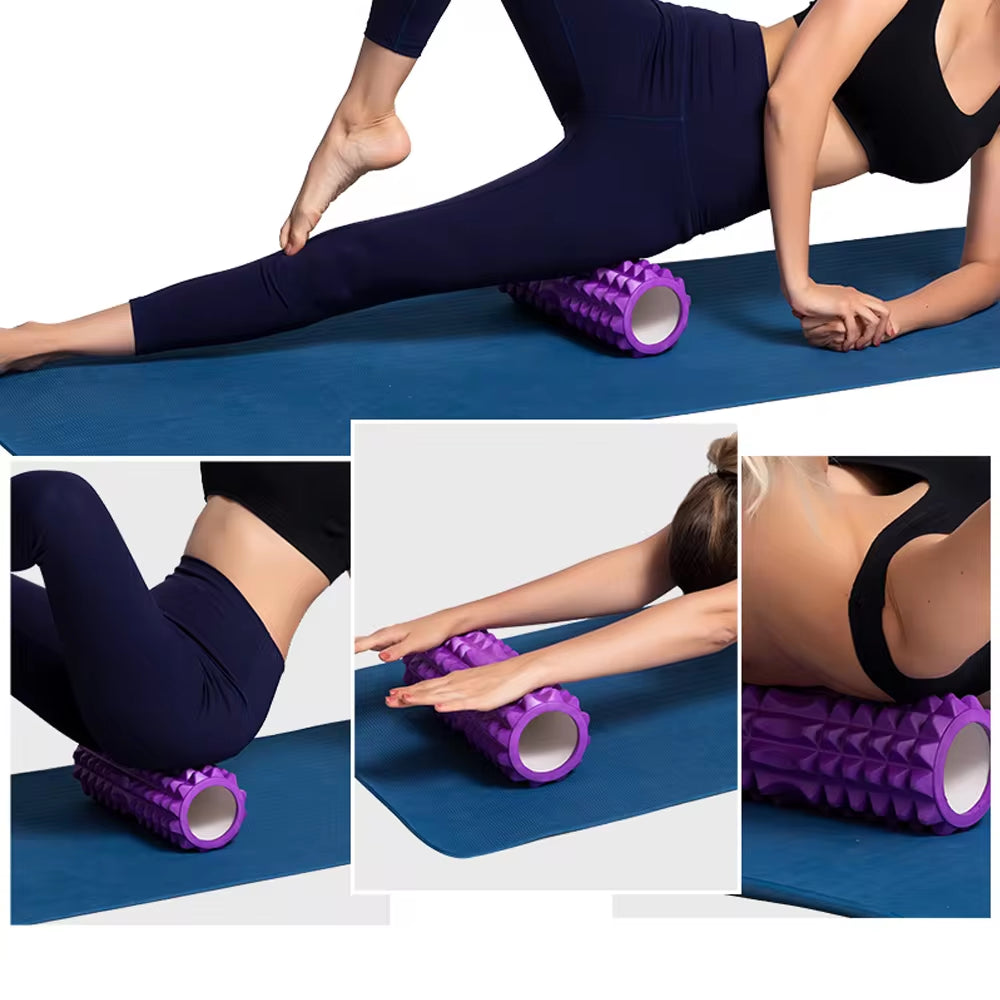 26Cm Yoga Column Gym Fitness Pilates Foam Roller Exercise Back Massage Roller Yoga Brick Home Fitness Equipment - Fit-Evolution