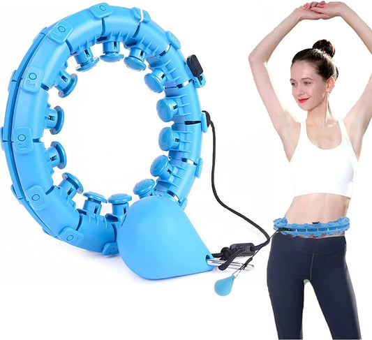 Weighted Hula Hoop – Adjustable Fit Hoop for Weight Loss - Fit-Evolution