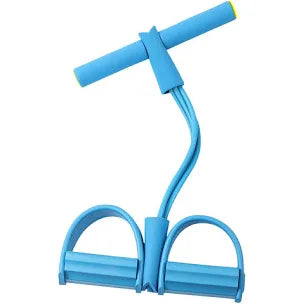 Resistance Bands Elastic Fitness Bands for Sports Exercises at Home Multifunctional Portable 4 Tube Elastic Pedal Puller