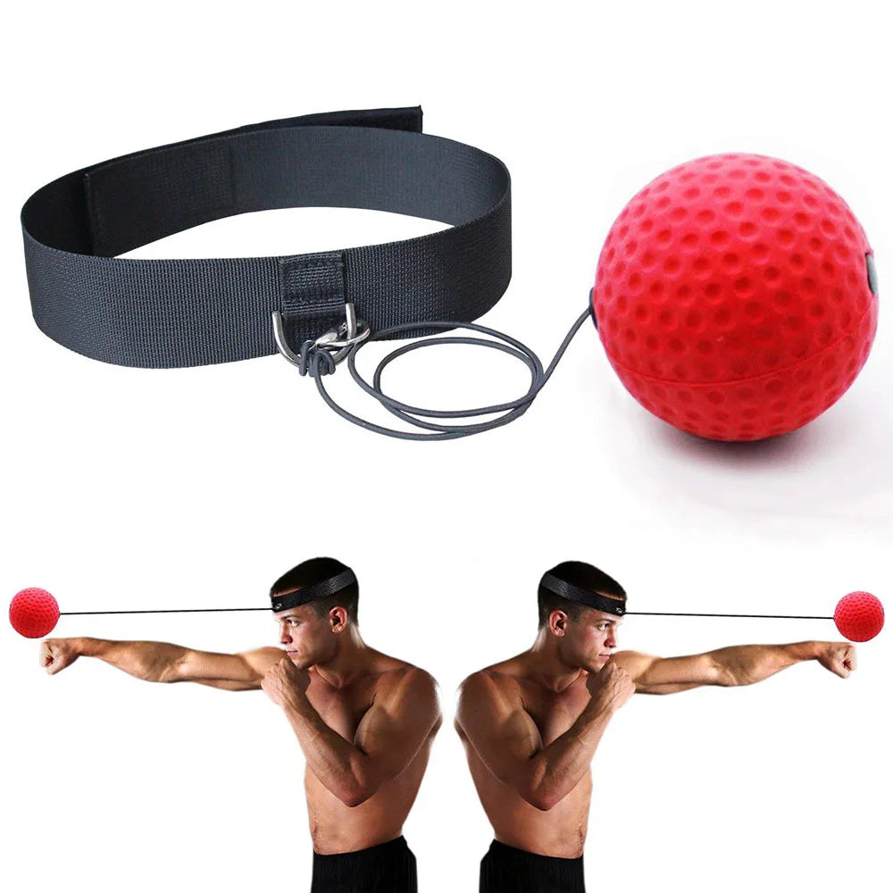 Boxing Magic Ball Reflex Speed Training with Headband Boxing Punching Balls Hand Eye Coordination Fitness Martial Arts Supplies - Fit-Evolution