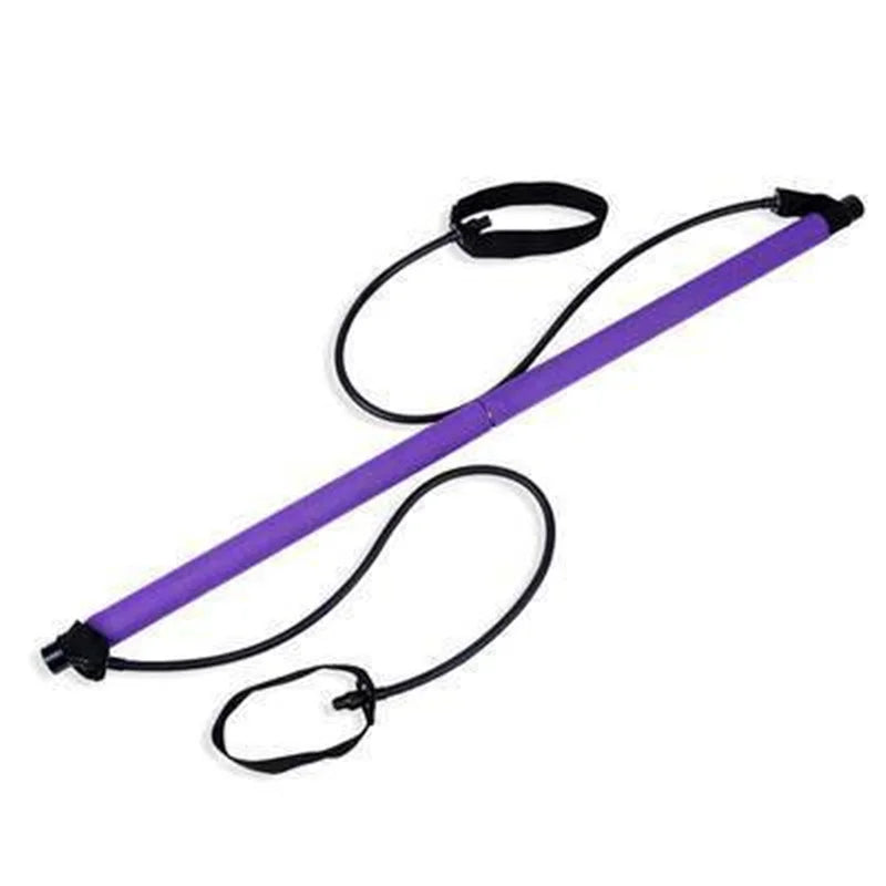 New Fitness Yoga Pilates Bar Stick Crossfit Resistance Bands Trainer Yoga Pull Rods Pull Rope Portable Home Gym Body Workout - Fit-Evolution