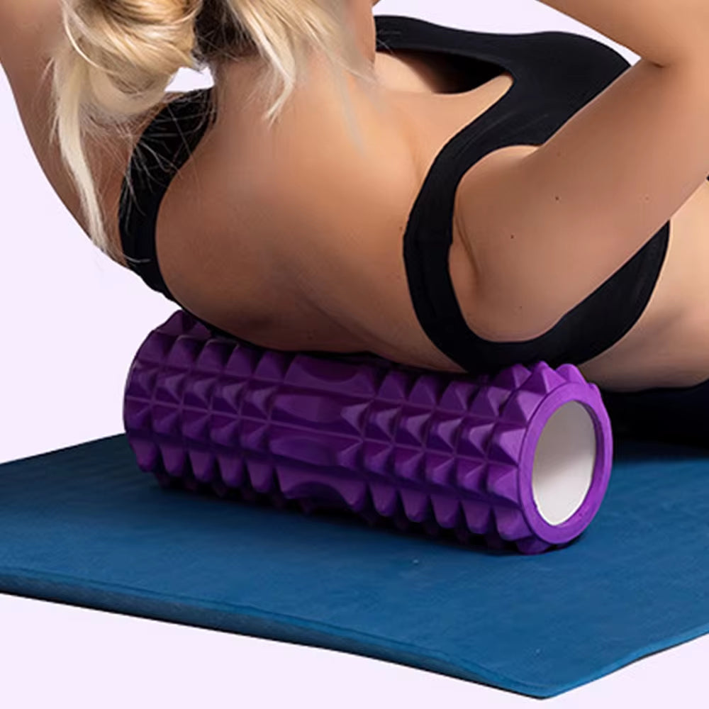 26Cm Yoga Column Gym Fitness Pilates Foam Roller Exercise Back Massage Roller Yoga Brick Home Fitness Equipment - Fit-Evolution