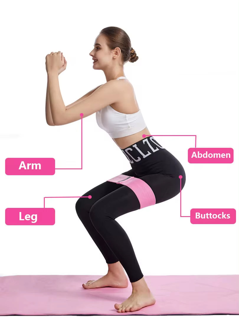 Fitness Resistance Band Buttocks Expansion Fitness Cloth Rubber Band Elastic Expander Suitable for Home Exercise Sport Equipment - Fit-Evolution