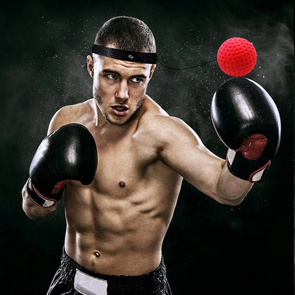 Boxing Magic Ball Reflex Speed Training with Headband Boxing Punching Balls Hand Eye Coordination Fitness Martial Arts Supplies - Fit-Evolution