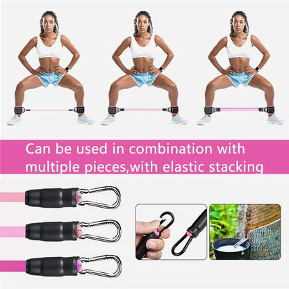 Resistance Band Set Ankle Straps Workout Exercise Equipment Fitness Yoga Elastic Fitness Bands for Gym Man and Woman Sport - Fit-Evolution